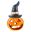 Picture of Portavelas Calabaza Bruja 12cm
