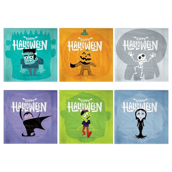 Picture of Servilletas Monstruos Halloween Surtidos (12uds)