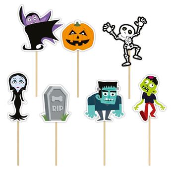 Picture of Toppers Monstruos Halloween Surtidos 