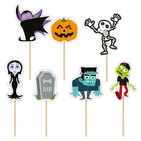 Picture of Toppers Monstruos Halloween Surtidos 