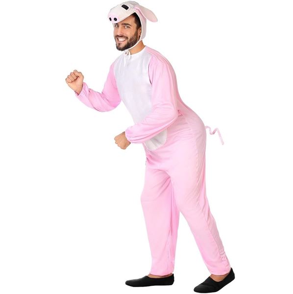 Imagen de Disfraz de Cerdito Rosa Despedida (Talla M-L)
