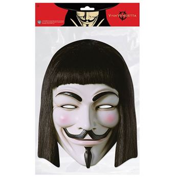 Imagens de Máscara V de Vendetta Plana Cartón