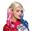 Imagen de Peluca Harley Quinn con Coletas Rosa y azul