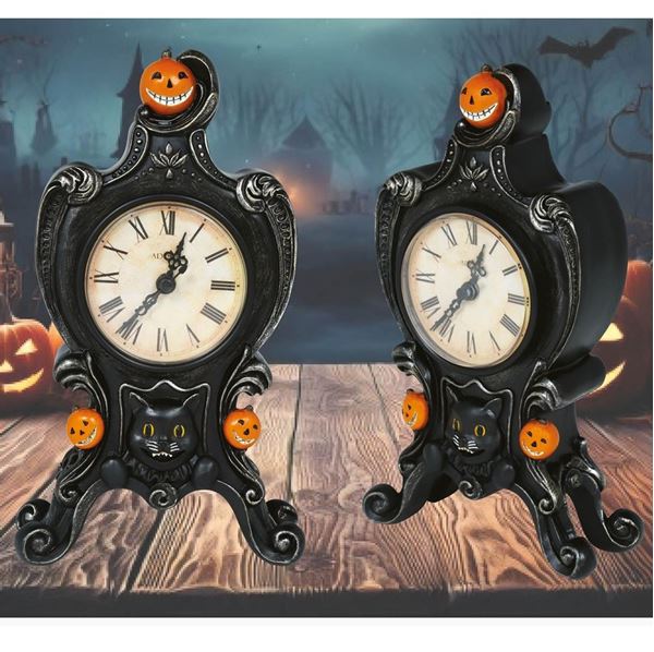 Imagen de Reloj Antiguo Halloween Decoración 24cm