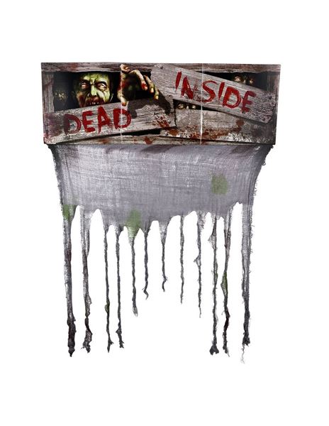 Imagens de Decoración de Puerta Dead Inside  (137cm x 96cm)