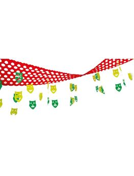 Imagen de Decoración Techo Carnaval Máscaras (190cm x 38cm)