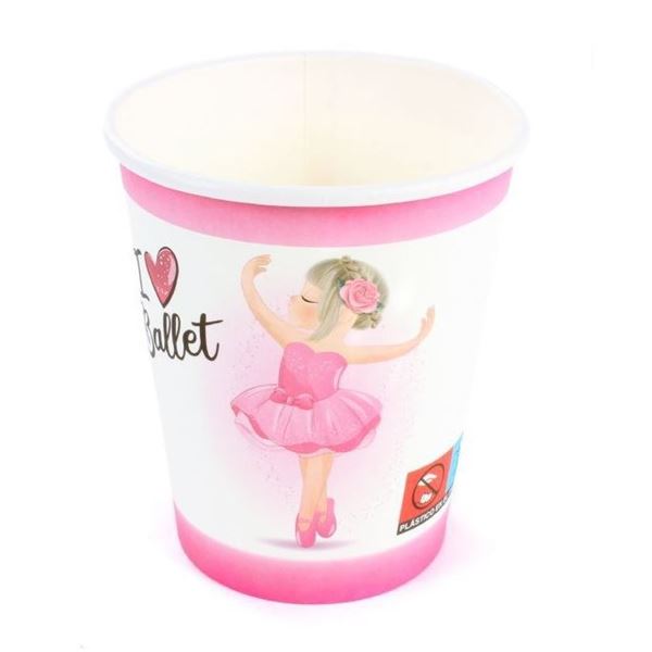 Picture of Vaso I Love Ballet cartón (12uds)