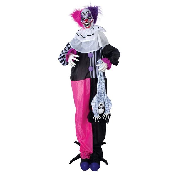 Picture of Payaso Sujeta niño Terror Animatronic Sonido y luces (170cm)