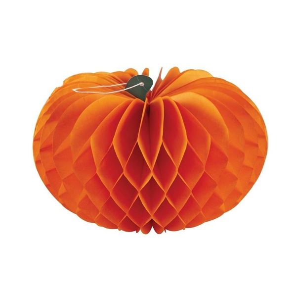 Picture of Calabaza Naranja papel nido de Abeja 30cm