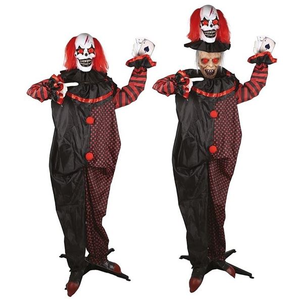 Imagens de Figura Payaso terror Susto Cabeza Movimiento (180cm)