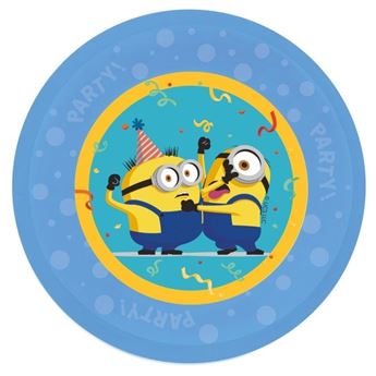 Imagen de Plato Minions Rise Of Gru Plástico Reutilizable 21cm