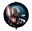 Imagen de Globo Star Wars Darth Vader con cinta y peso (45cm)