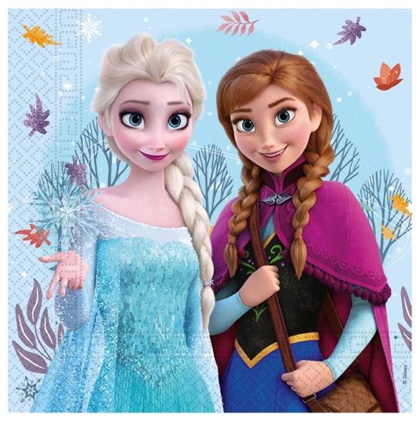 Picture of Servilletas Frozen II Anna & Elsa Disney papel (20uds)