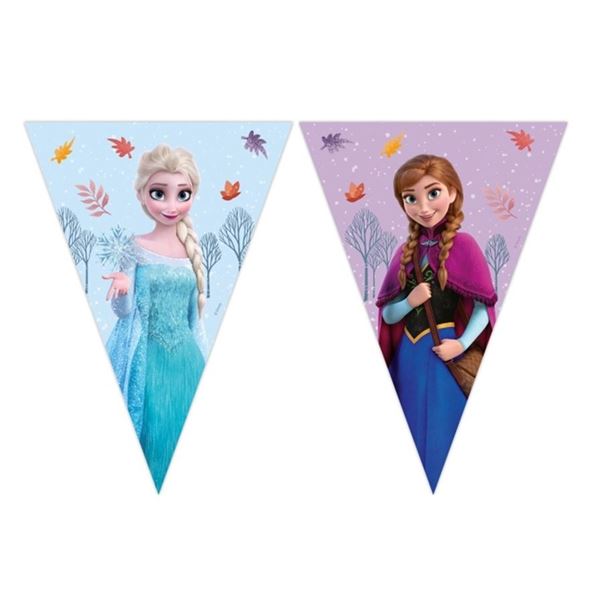 Picture of Banderín Frozen II Anna & Elsa Disney papel 