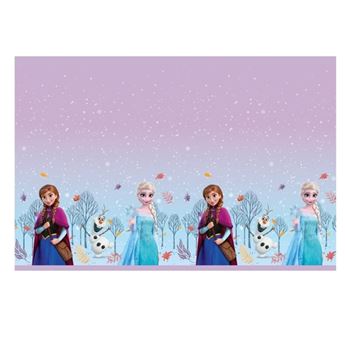 Imagens de Mantel Frozen II Anna & Elsa Disney Plástico 180cm x 120cm