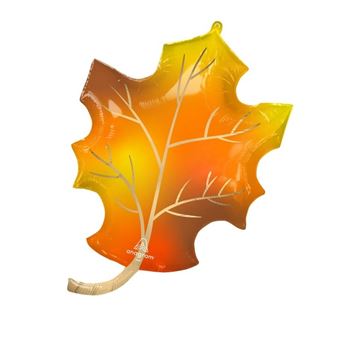 Picture of Globo Foil Hoja de Otoño Grande 86cm x 60cm