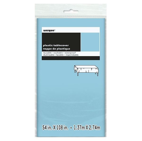 Imagens de Mantel Azul Claro plástico (274cm x 137cm)