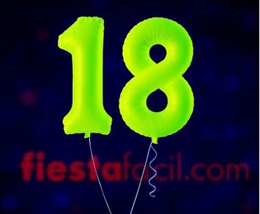 Imagen de categoría GLOBOS NÚMEROS FLÚOR