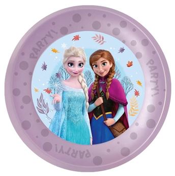 Picture of Plato Frozen Anna & Elsa Plástico Duro Reutilizable 21cm