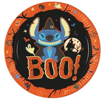 Imagen de Platos Stitch Halloween cartón 23cm Ed.Limitada (8uds)
