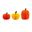 Imagen de Decorado Calabazas Nido de Abeja Halloween (3 unidades)