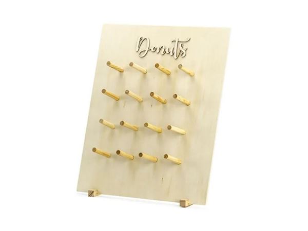 Picture of Expositor Donut madera Natural 55cm x 45cm