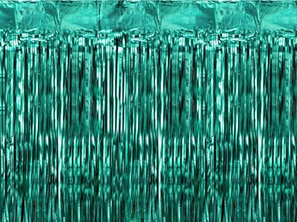 Imagens de Cortina Verde Botella Fiesta (200cm x 100cm)