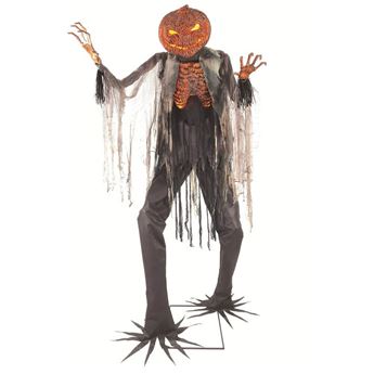 Imagen de Figura Jack O'Lantern Halloween Quemado Animatronic (215cm)