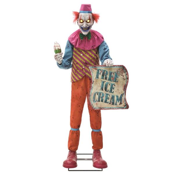 Imagen de Figura Payaso con Helado Animatronic (180cm)