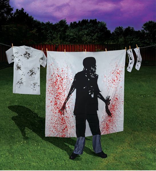 Imagens de Sombra Sangrienta de Zombi (135 x 118 cm)