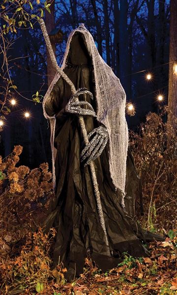 Imagen de Figura Decorativa Segador con Guadaña – 1,8 m de Terror Realista