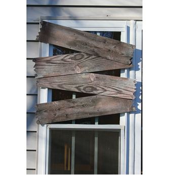 Imagen de Carteles Decorativos Halloween "Haunted Window Boards" de Madera (69x14 cm, 4 piezas)