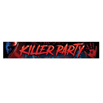 Imagen de Cartel Killer Party Tela (290cm x 50cm)