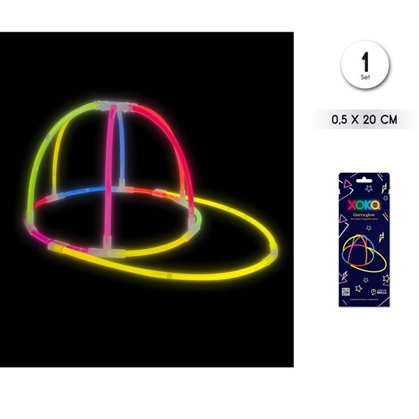 Imagen de Gorra Luminosa Flúor Glow (1ud)