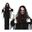 Imagen de Figura Pie Vampira con Espejo con Luz, Sonido, Movimiento y Sensor (170cm)