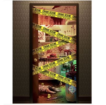 Picture of Decoración Puerta Escena del Crimen Tela 180cm x 80cm