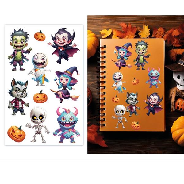 Picture of Pegatinas Monstruitos Divertidos Halloween