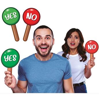 Picture of Juego Paletas Divertidas Si o No