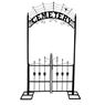 Picture of Puertas Entrada Cementerio metálicas (270cm x 153cm)