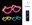Imagens de Gafas Luminosas Flúor Glow Corazón (1 unidad)
