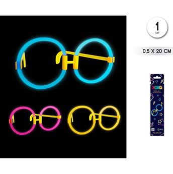 Picture of Gafas Luminosas Flúor Glow Redondas (1ud)