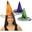 Picture of Sombrero de Bruja Telarañas Colores Surtidos (1 unidad)