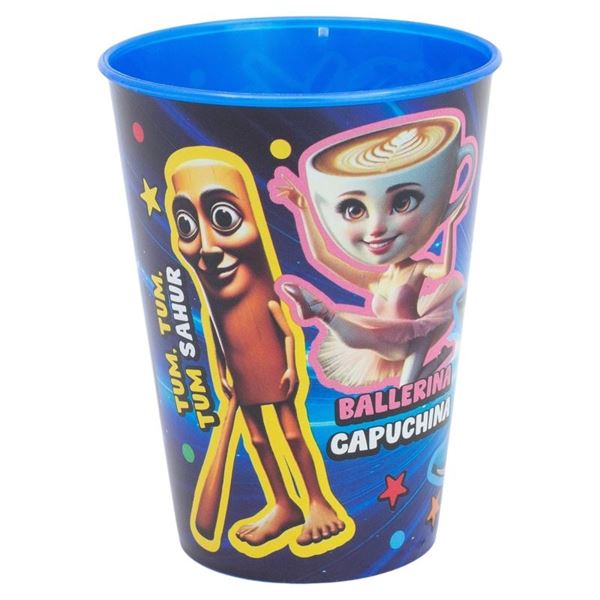 Picture of Vaso Ballerina Capuchina & Tum Sahur Reutilizable (1 unidad)