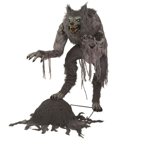 Imagen de Figura Hombre Lobo Terror con Luz, Movimiento, Sonido y Sensor (150cm)