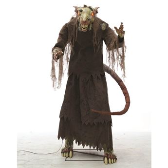 Imagen de Figura Rata Sarnosa Terror con Luz, Movimiento, Sonido y Sensor (150cm)