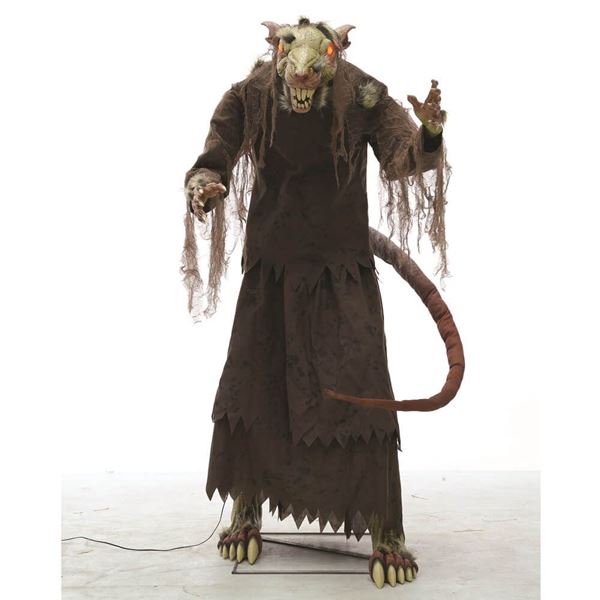 Imagen de Figura Rata Sarnosa Terror con Luz, Movimiento, Sonido y Sensor (150cm)
