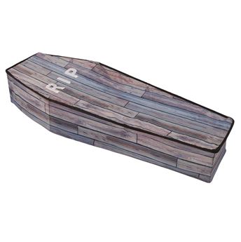 Picture of Ataúd Plegable Halloween con Diseño de Madera (1,5 m)