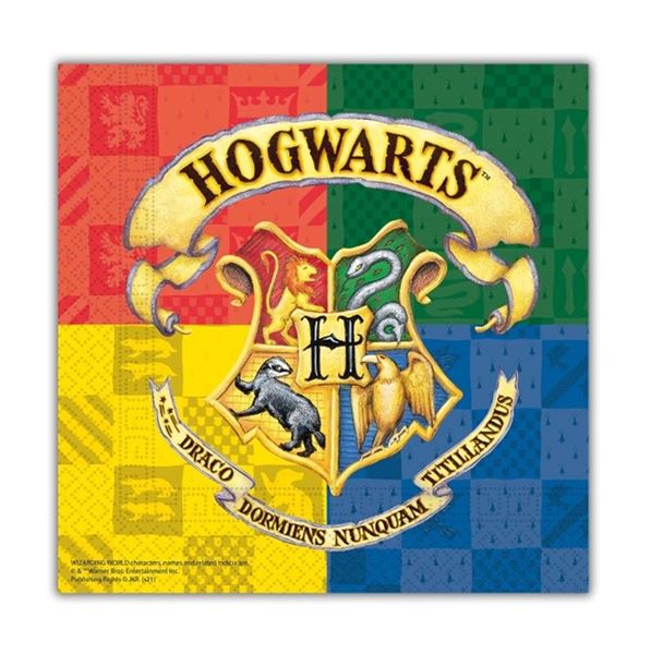 Picture of Servilletas de Harry Potter Hogwarts (20 uds)