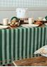 Picture of Mantel Ecuestre Verde con Estribos Dorados (120cm x 180cm)