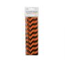 Picture of Pajitas Rayas Naranja y Negro Papel (20uds)